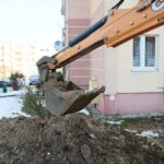 21.01.2021. Kielce. Awaria wodociągu na osiedlu Na Stoku / Wiktor Taszłow / Radio Kielce