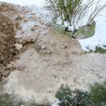 21.01.2021. Kielce. Awaria wodociągu na osiedlu Na Stoku / Wiktor Taszłow / Radio Kielce