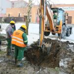 21.01.2021. Kielce. Awaria wodociągu na osiedlu Na Stoku / Wiktor Taszłow / Radio Kielce