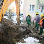 21.01.2021. Kielce. Awaria wodociągu na osiedlu Na Stoku / Wiktor Taszłow / Radio Kielce