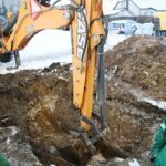 21.01.2021. Kielce. Awaria wodociągu na osiedlu Na Stoku / Wiktor Taszłow / Radio Kielce