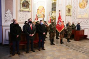 23.01.2021. Suchedniów. Obchody 158. rocznicy wybuchu powstania styczniowego / Wiktor Taszłow / Radio Kielce