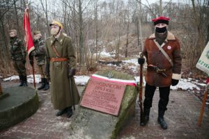 23.01.2021. Suchedniów. Obchody 158. rocznicy wybuchu powstania styczniowego / Wiktor Taszłow / Radio Kielce