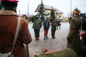 23.01.2021. Suchedniów. Obchody 158. rocznicy wybuchu powstania styczniowego / Wiktor Taszłow / Radio Kielce