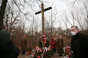 23.01.2021. Suchedniów. Obchody 158. rocznicy wybuchu powstania styczniowego / Wiktor Taszłow / Radio Kielce