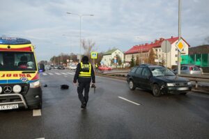 23.01.2021 Kielce. Tragiczne potrącenie na ulicy Ściegiennego / Wiktor Taszłow / Radio Kielce