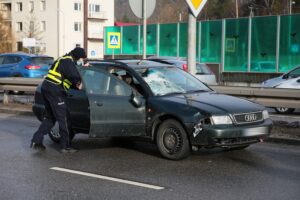 23.01.2021 Kielce. Tragiczne potrącenie na ulicy Ściegiennego / Wiktor Taszłow / Radio Kielce