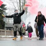 24.01.2021. Białogon. Marsz Pamięci upamiętniający 158. rocznicę wybuchu powstania styczniowego / Wiktor Taszłow / Radio Kielce