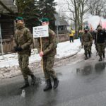 24.01.2021. Białogon. Marsz Pamięci upamiętniający 158. rocznicę wybuchu powstania styczniowego / Wiktor Taszłow / Radio Kielce