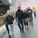 24.01.2021. Białogon. Marsz Pamięci upamiętniający 158. rocznicę wybuchu powstania styczniowego / Wiktor Taszłow / Radio Kielce