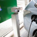 25.01.2021. Kielce. Stacja ładowania pojazdów elektrycznych / Wiktor Taszłow / Radio Kielce