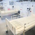 04.12.2020. Kielce. Szpital tymczasowy w Targach Kielce / Wiktor Taszłow / Radio Kielce