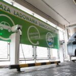 25.01.2021. Kielce. Stacja ładowania pojazdów elektrycznych / Wiktor Taszłow / Radio Kielce