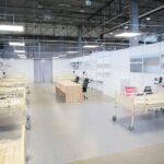 04.12.2020. Kielce. Szpital tymczasowy w Targach Kielce / Wiktor Taszłow / Radio Kielce