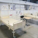 04.12.2020. Kielce. Szpital tymczasowy w Targach Kielce / Wiktor Taszłow / Radio Kielce