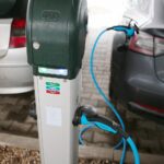 25.01.2021. Kielce. Stacja ładowania pojazdów elektrycznych / Wiktor Taszłow / Radio Kielce