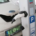 25.01.2021. Kielce. Stacja ładowania pojazdów elektrycznych / Wiktor Taszłow / Radio Kielce