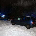 25.01.2021. Cedzyna. Zderzenie dwóch samochodów osobowych / Wiktor Taszłow / Radio Kielce