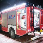 26.01.2021. Ciekoty. Przekazanie nowego wozu strażakom / Wiktor Taszłow / Radio Kielce