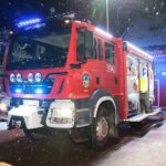 26.01.2021. Ciekoty. Przekazanie nowego wozu strażakom / Wiktor Taszłow / Radio Kielce