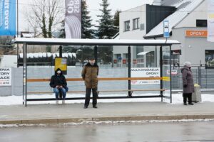 27.012021. Kielce. Ulica Szczepaniaka / Wiktor Taszłow / Radio Kielce