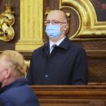 11.11.2020. Kielce. Bazylika katedralna. Msza święta. Na zdjęciu: Piotr Wawrzyk - wiceminister spraw zagranicznych / Wiktor Taszłow / Radio Kielce