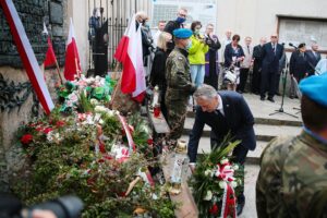 17.09.2020. Kielce. 81. rocznica agresji sowieckiej na Polskę. Na zdjęciu (w środku): Zbigniew Koniusz - wojewoda świętokrzyski / Wiktor Taszłow / Radio Kielce