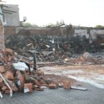 25.08.2020. Kielce. Zgliszcza marketu Lidl przy ulicy Piekoszowskiej / Wiktor Taszłow / Radio Kielce