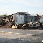 25.08.2020. Kielce. Zgliszcza marketu Lidl przy ulicy Piekoszowskiej / Wiktor Taszłow / Radio Kielce