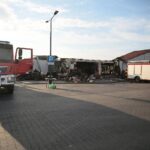 25.08.2020. Kielce. Zgliszcza marketu Lidl przy ulicy Piekoszowskiej / Wiktor Taszłow / Radio Kielce