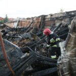 25.08.2020. Kielce. Zgliszcza marketu Lidl przy ulicy Piekoszowskiej / Wiktor Taszłow / Radio Kielce