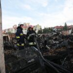 25.08.2020. Kielce. Zgliszcza marketu Lidl przy ulicy Piekoszowskiej / Wiktor Taszłow / Radio Kielce