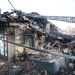 25.08.2020. Kielce. Zgliszcza marketu Lidl przy ulicy Piekoszowskiej / Wiktor Taszłow / Radio Kielce