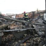 25.08.2020. Kielce. Zgliszcza marketu Lidl przy ulicy Piekoszowskiej / Wiktor Taszłow / Radio Kielce