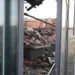 25.08.2020. Kielce. Zgliszcza marketu Lidl przy ulicy Piekoszowskiej / Wiktor Taszłow / Radio Kielce