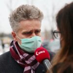 24.12.2020. Kielce. Wigilia dla osób bezdomnych i potrzebujących. Na zdjęciu: Krzysztof Słoń - senator / Wiktor Taszłow / Radio Kielce