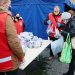 24.12.2020. Kielce. Wigilia dla osób bezdomnych i potrzebujących / Wiktor Taszłow / Radio Kielce