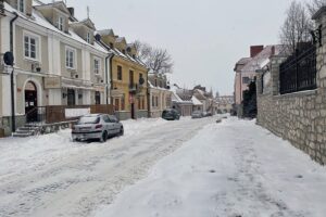 08.02.2021. Sandomierz. Zima / Grażyna Szlęzak-Wójcik / Radio Kielce