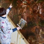 07.02.2021. Kielce. Remont w Dawnym Pałacu Biskupów Krakowskich / Muzeum Narodowe w Kielcach / Facebook