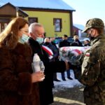 31.01.2021  Szczeglice, w gminie Bogoria. Uroczystości rocznicy wybuchu Powstania Styczniowego / Związek Strzelecki Oddział Staszów