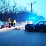 18.02.2021. Rakoszyn. Wypadek / 112 Powiat Jędrzejowski/Facebook