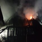 20.02.2021. Cisów. Pożar szopy / OSP Daleszyce