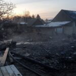 20.02.2021. Cisów. Pożar szopy / OSP Daleszyce