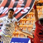 04.02.2021. Kwidzyn. Zaległy mecz 5. kolejki PGNiG Superligi: MMTS - Łomża Vive. Na zdjęciu: Szymon Sićko / PAP/Adam Warżawa