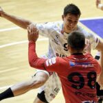 04.02.2021. Kwidzyn. Zaległy mecz 5. kolejki PGNiG Superligi: MMTS - Łomża Vive. Na zdjęciu: Szymon Sićko / PAP/Adam Warżawa