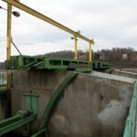 23.01.2021. Brody. Zapora i elektrownia wodna na rzece Kamiennej / Robert Felczak / Radio Kielce