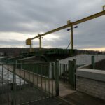 23.01.2021. Brody. Zapora i elektrownia wodna na rzece Kamiennej / Robert Felczak / Radio Kielce