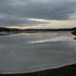 23.01.2021. Brody. Zbiornik retencyjny na rzece Kamiennej / Robert Felczak / Radio Kielce