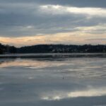 23.01.2021. Brody. Zbiornik retencyjny na rzece Kamiennej / Robert Felczak / Radio Kielce