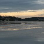 23.01.2021. Brody. Zbiornik retencyjny na rzece Kamiennej / Robert Felczak / Radio Kielce